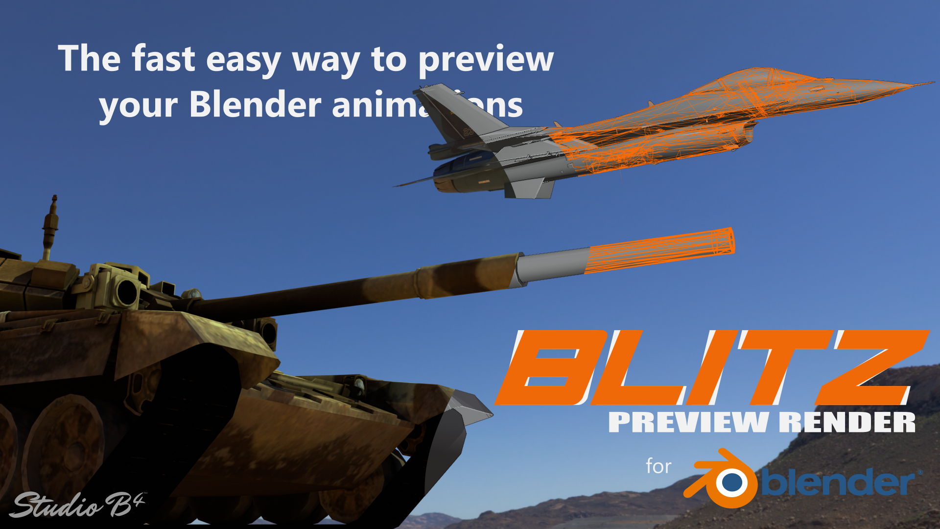 Blitz Preview Render Add-on for Blender